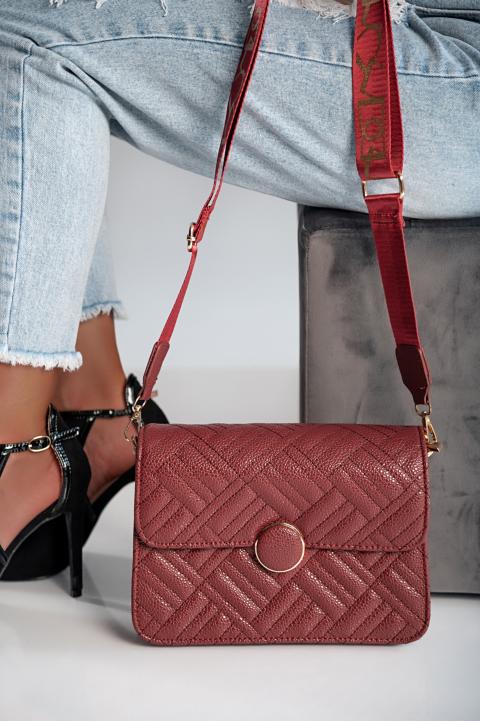 Elegantna ročna torbica Torza, rdeča
