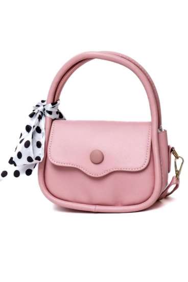 Manjša ročna torbica s pentljo, ART2261, roza