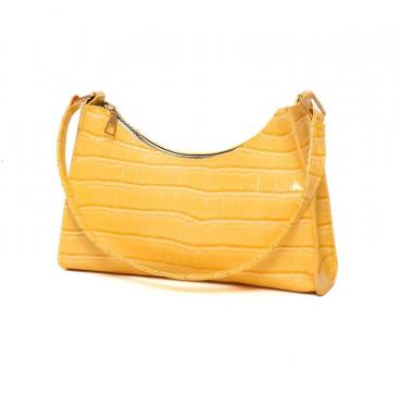 Manjša ročna torbica, ART2263, rumena