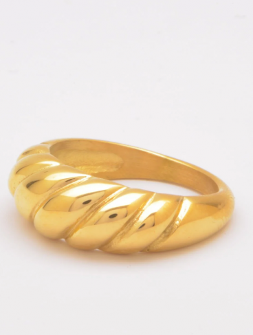 Eleganten prstan, ART544, zlate barve