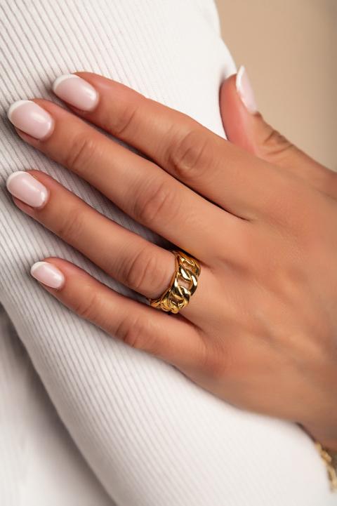 Eleganten prstan, ART2110, zlate barve