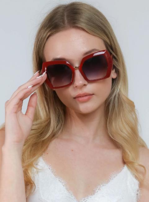 Modna sončna očala, ART2180, rdeča
