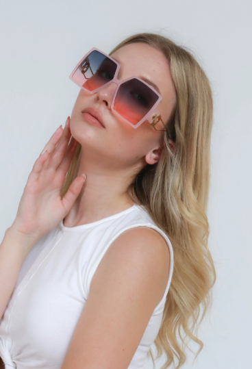Modna sončna očala, ART2162, roza