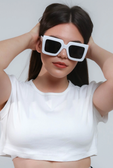 Modna sončna očala, ART2170, bel
