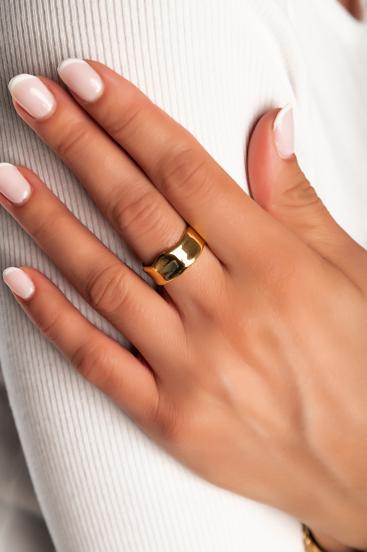 Eleganten prstan, ART555, zlate barve