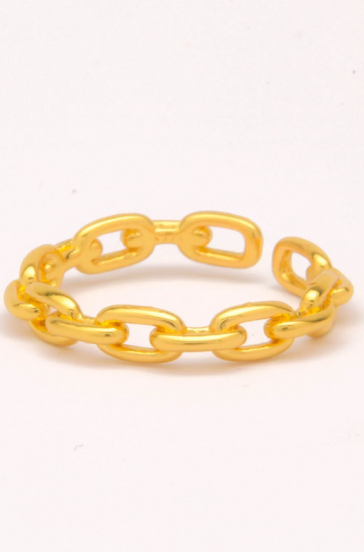 Eleganten prstan, ART445, zlate barve