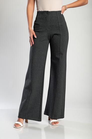 Elegantne dolge hlače, sive