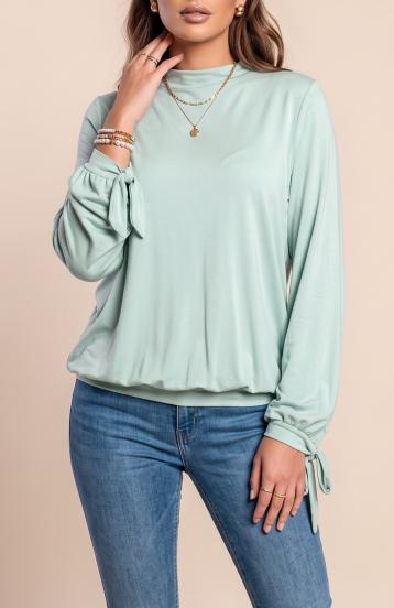Majica z dolgimi rokavi, menta