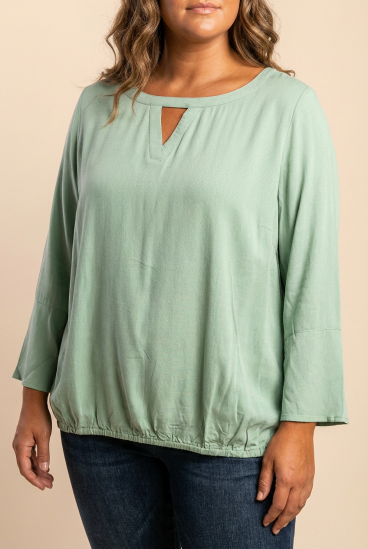 Plus size bluza, menta