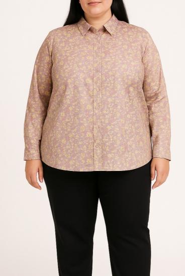 Plus size srajca, roza