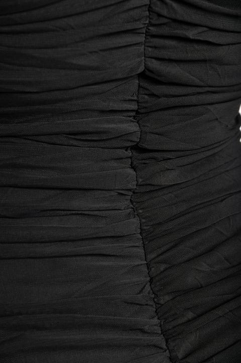 Elegantna mini obleka Atessa, črna